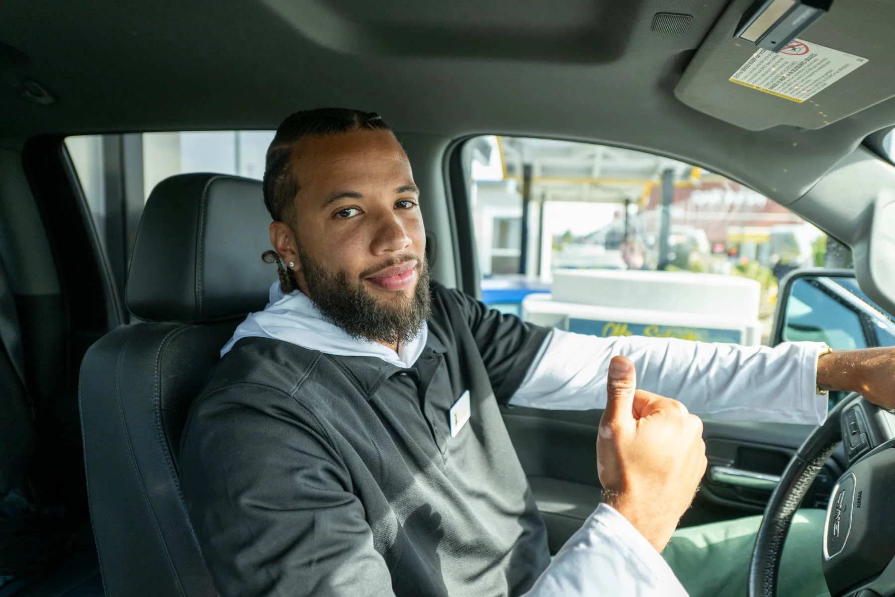Michael Carter-Williams at Mr. Splash Car Wash