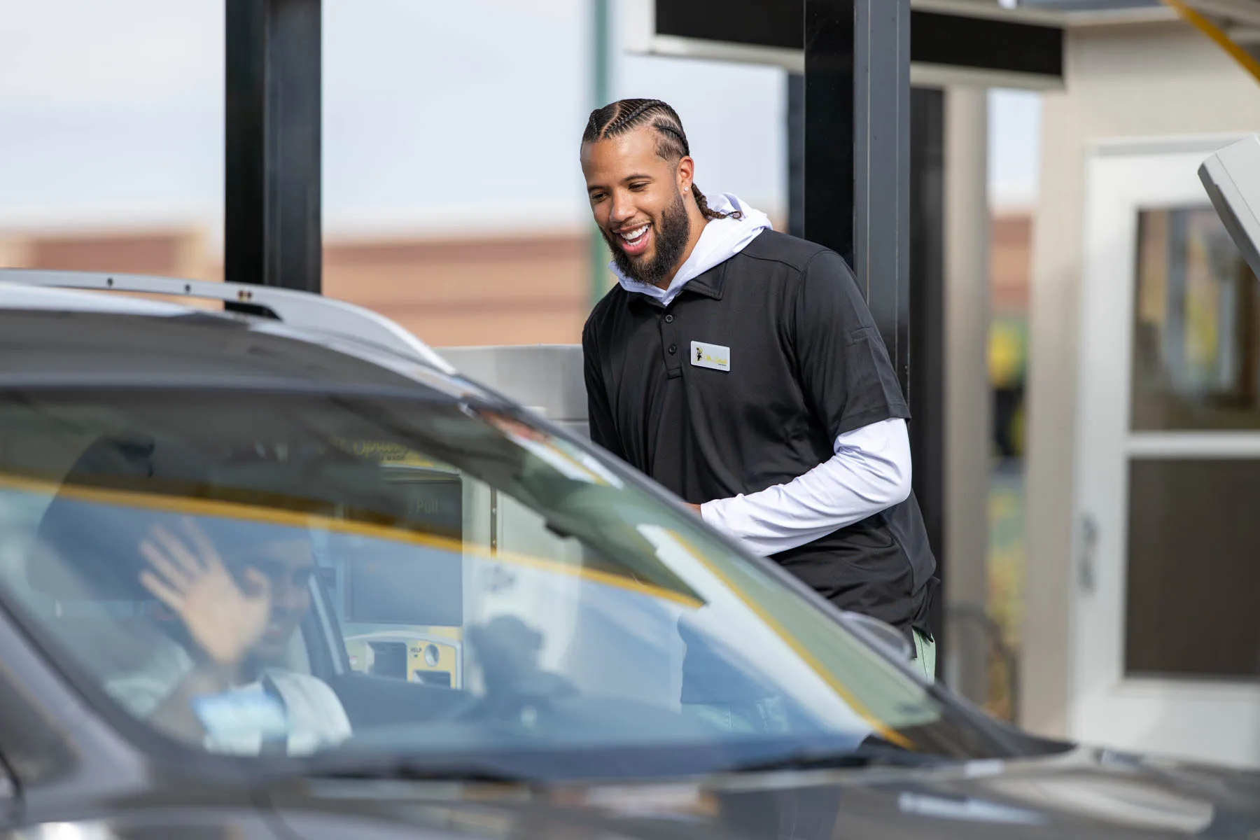 Michael Carter-Williams at Mr. Splash Car Wash