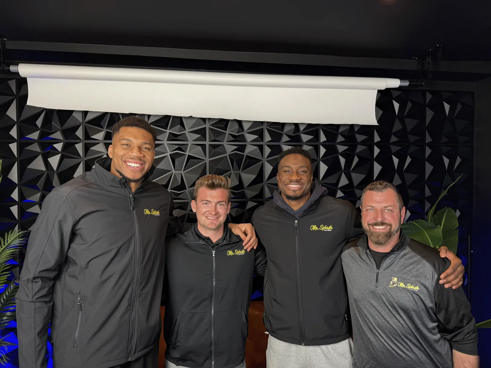 The Splash Squad — Giannis, Thanasis, MCW and the Mr. Splash team