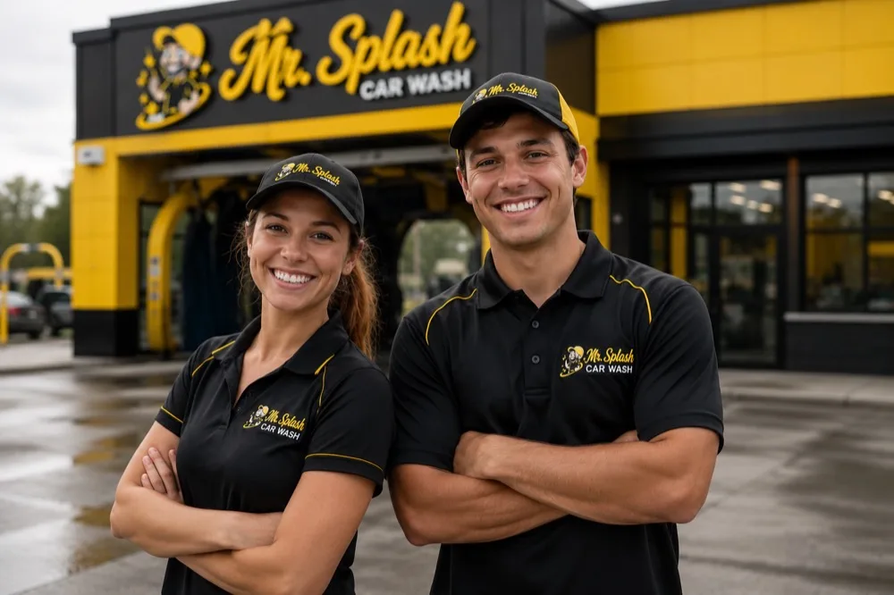 Mr. Splash Car Wash team members